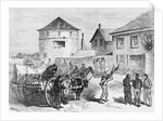 Print of Manitoba Traders in 1879 by William A. Rogers