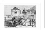 Print of Manitoba Traders in 1879 by William A. Rogers
