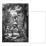 Abraham Lincoln Chopping Down Tree by Anonymous