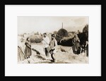 Flax Farmers Resting Taking Moment of Rest by Anonymous