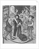 Copy of a 15th-Century Stained Glass Window in Tournai Cathedral Showing the Bishop of Tournai Receiving the Tithe of Beer by Anonymous