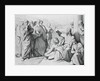 Engraving of Jesus with the Pharisees by Friedrich August Ludy