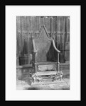 British Coronation Throne by Anonymous