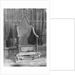 British Coronation Throne by Anonymous
