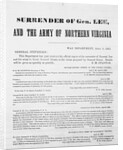 Correspondence Regarding the Surrender of General Robert E. Lee by Anonymous