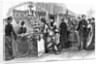 Woman Merchant Selling to Group of Women and Men by Anonymous
