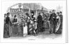 Woman Merchant Selling to Group of Women and Men by Anonymous