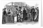 Woman Merchant Selling to Group of Women and Men by Anonymous