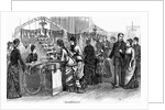 Woman Merchant Selling to Group of Women and Men by Anonymous