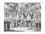 Engraving Entitled The Beggar's Opera by Anonymous