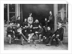 Pupils Surrounding Composer Franz Liszt by Corbis