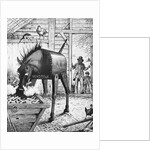 Illusional Depiction of Monopolizing Iron Horse Controlling Farmers by Anonymous