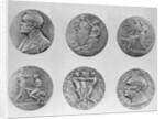 Six Views of Nobel Medals by Anonymous