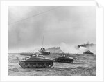 United States Tanks on Field Mission in World War II by Anonymous