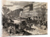 Carriage Passing Through Unsanitary Street Conditions by Anonymous