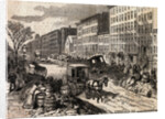 Carriage Passing Through Unsanitary Street Conditions by Anonymous