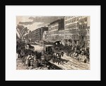 Carriage Passing Through Unsanitary Street Conditions by Anonymous