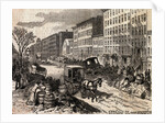 Carriage Passing Through Unsanitary Street Conditions by Anonymous