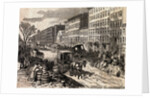 Carriage Passing Through Unsanitary Street Conditions by Anonymous