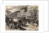 Carriage Passing Through Unsanitary Street Conditions by Anonymous