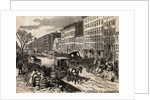 Carriage Passing Through Unsanitary Street Conditions by Anonymous