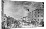 Lithograph of Street Scene in Baltimore by Anonymous