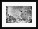 Lithograph of Street Scene in Baltimore by Anonymous