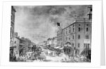 Lithograph of Street Scene in Baltimore by Anonymous
