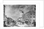 Lithograph of Street Scene in Baltimore by Anonymous