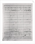 Musical Manuscript for Rigoletto by Anonymous