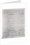 Musical Manuscript for Rigoletto by Anonymous