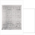Musical Manuscript for Rigoletto by Anonymous