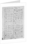 Musical Manuscript for Rigoletto by Anonymous