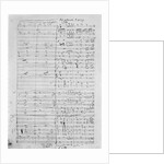 Musical Manuscript for Rigoletto by Anonymous