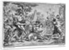Lithograph of The Rape of the Sabines by Anonymous