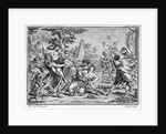 Lithograph of The Rape of the Sabines by Anonymous