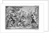 Lithograph of The Rape of the Sabines by Anonymous