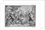 Lithograph of The Rape of the Sabines by Anonymous