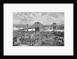 View of the Brooklyn Bridge by Anonymous