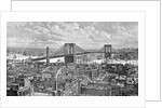 View of the Brooklyn Bridge by Anonymous