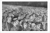 Illustration of Massive Crowd During July Fourth Ceremonies by Anonymous