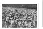 Illustration of Massive Crowd During July Fourth Ceremonies by Anonymous