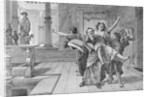 Scene of Ancient Roman Saturnalia by Anonymous