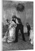 Stolen Kiss Under the Mistletoe by Frederick Barnard