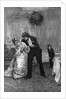 Stolen Kiss Under the Mistletoe by Frederick Barnard