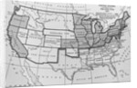 Map of United States by Anonymous