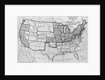 Map of United States by Anonymous