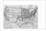 Map of United States by Anonymous