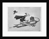 Man on Flying Machine by Anonymous
