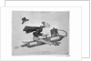 Man on Flying Machine by Anonymous